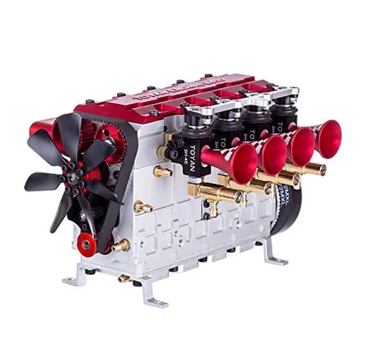 FOOMER TOYAN Motore a Scoppio Modello TOYAN FSL400 14cc 3.05ps Inline Quattro Cilindri Qua...