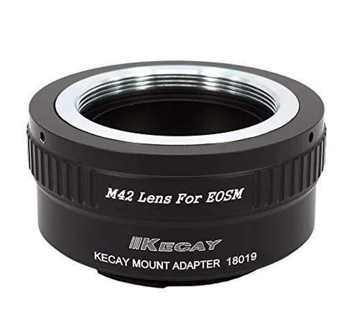 KECAY® lente mount Adattatore, M42 42mm lente per Canon EOS M (EF-M) Camera, EOS M, M2, M3...