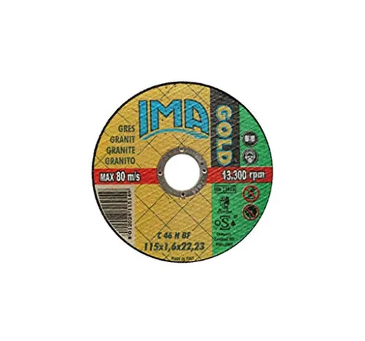 Minidisco Per Ferro Gold 115 X 1,6 X 22 Mm Ima 50 Pezzi