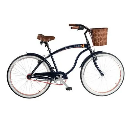 BeBikes BE CR MATBLACK Adult unisex City Steel Black bicycle - Bicycles (Upright, City, St...