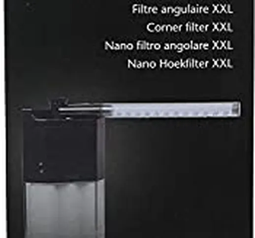 Dennerle Nano filtro angolare XXL | Filtro per acquari fino a 90 litri | potente, silenzio...
