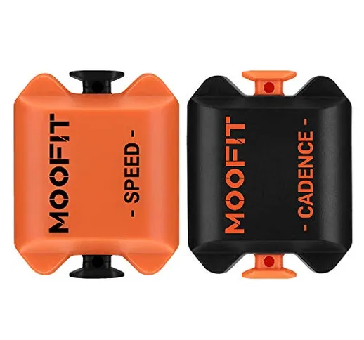 moofit Sensore di Velocità di Cadenza per Biciclette con Bluetooth & ANT+ Impermeabile Sen...