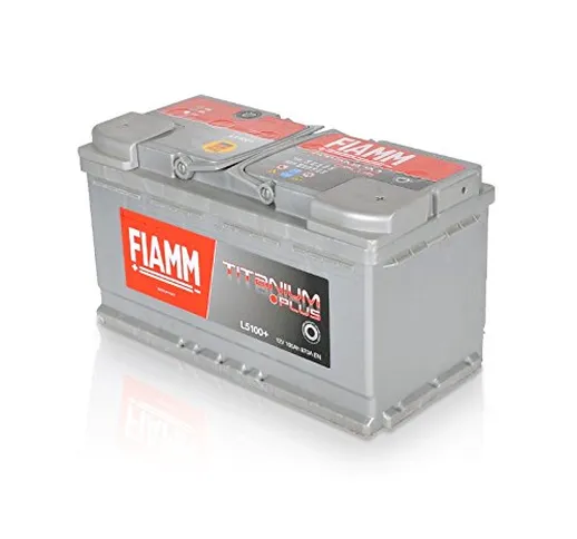 BATTERIA AUTO FIAMM cod L5100+ TITANIUM PLUS 100Ah 870A Polo Positivo a Destra