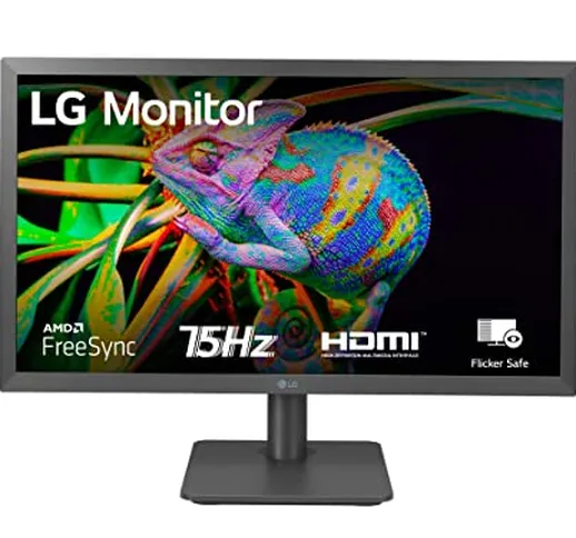 LG 22MP410P Monitor 22" Full HD LED VA, 1920x1080, 5ms, AMD FreeSync 75Hz, VGA, HDMI 1.4 (...