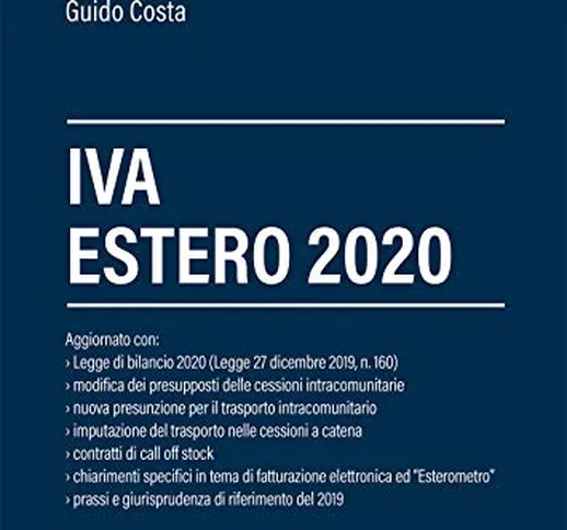 IVA estero 2020