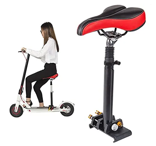 Electric Scooter Seat Saddle, sella elettrica regolabile per scooter elettrico 26 x 16 cm,...