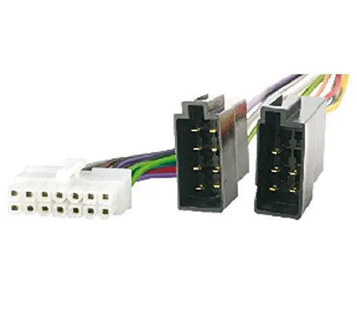 Sound-way Cavo Adattatore Connettore ISO compatibile con Autoradio PIONEER 14 pin