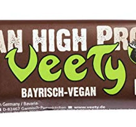 veety – Vegan High Protein Bar 31% cioccolato Pur di veganer barretta proteica – Superfood...