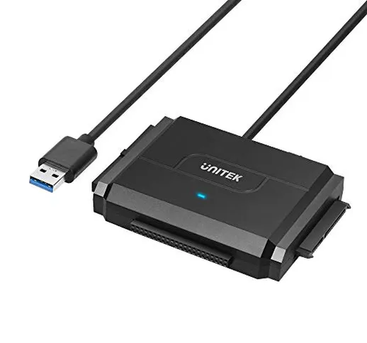 Adattatore da SATA/IDE a USB 3.0, adattatore per disco rigido Unitek IDE per IDE universal...