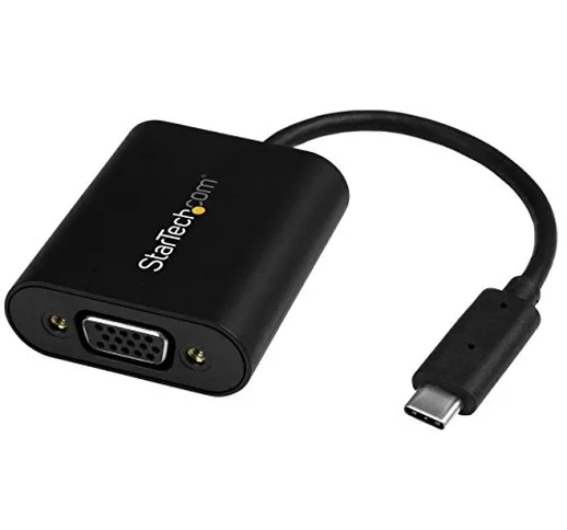 StarTech.com Adattatore USB-C a VGA con Switch Modalità Presentazione - 1920x1200 - USB Ti...