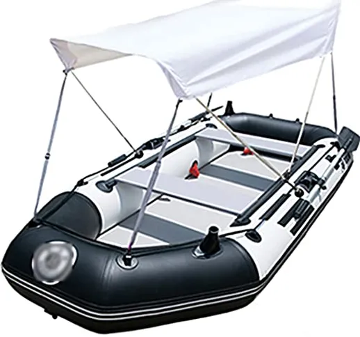 Priority Culture Kayak Gonfiabile Portatile Canoa Kayak con Tenda Adatto per Uscire in Mar...
