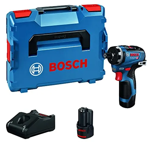Bosch Professional 12V System Trapano-avvitatore a batteria GSR 12V-35 HX (livelli di rego...