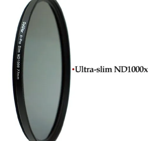 DolDer Filtro neutro 3.0 (ND1000) per fotocamere digitali 82mm