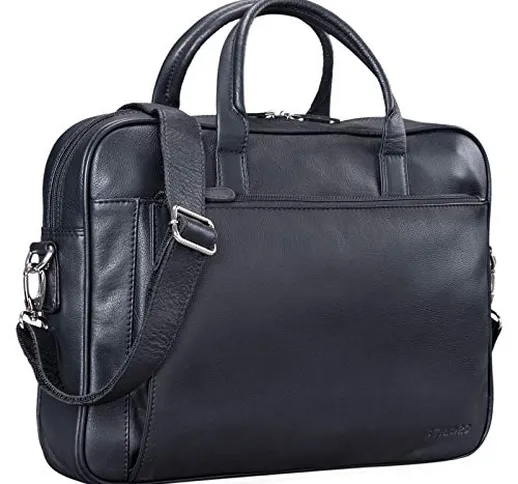 STILORD 'Phoenix' Borsa ventiquattrore uomo pelle Cartella portadocumenti classica in cuoi...