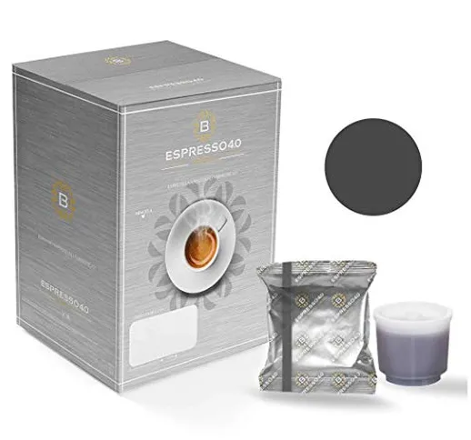 CAFFE' BARBARO Napoli Espresso 4.0 Compatibile Illy iperespresso Miscela Nera 80 pz (Atten...