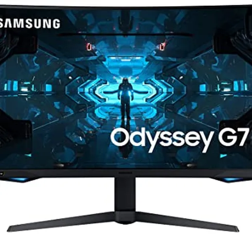 Samsung Monitor Gaming Odyssey G7 (C32G73), Curvo (1000R), 32", 2560x1440 (WQHD 2K), HDR 6...