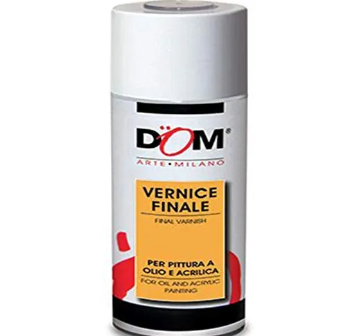 Bomboletta 400 ml fissativo spray trasparente lucido dom 627 finale protettivo per disegni...