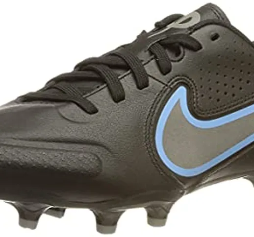 Nike Tiempo Legend 9 Academy FG/MG, Scarpe da Calcio Unisex-Adulto, Black/Black-Iron Grey,...