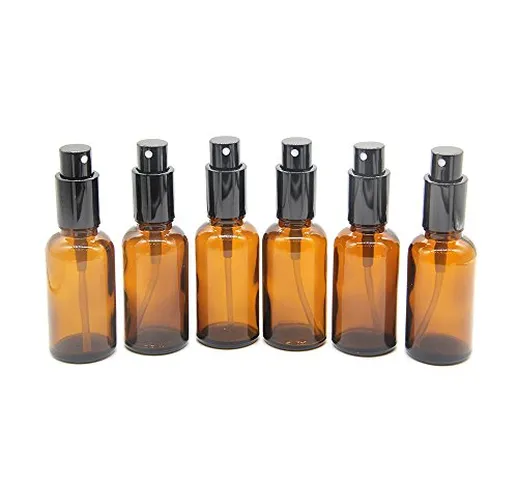 Yizhao,Bottiglie spray,30ml bottiglie di vetro ambrato con spray atomizzatore per cosmetic...