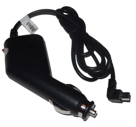 vhbw Alimentatore caricabatteria da autoveicolo (1A) con Mini-USB per Garmin Nüvi 3598LMT-...
