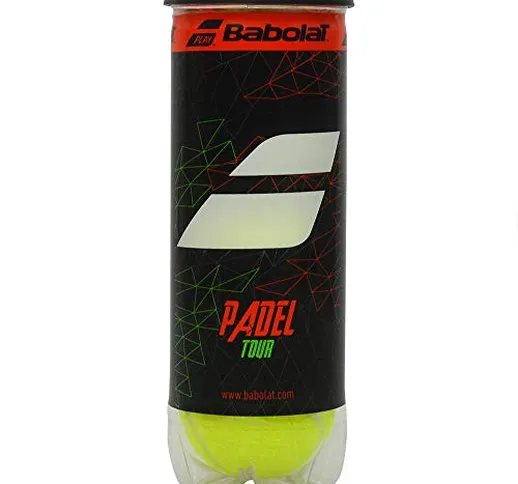 Babolat Padel Tour X3 - Palla, per adulti, unisex, giallo (giallo), taglia unica