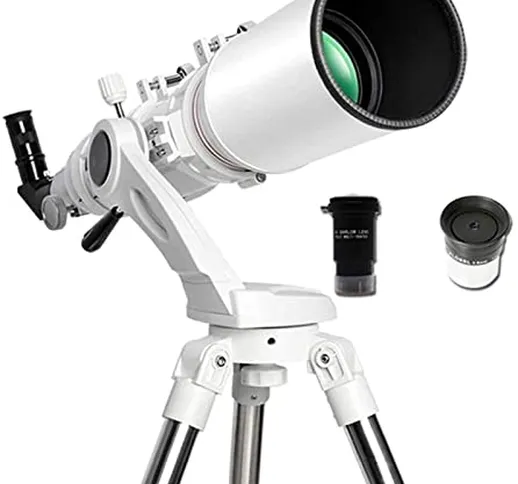 YIQIFEI Telescopio HD, Grande Spazio astronomico da 102 mm per Professionisti, Cielo per P...