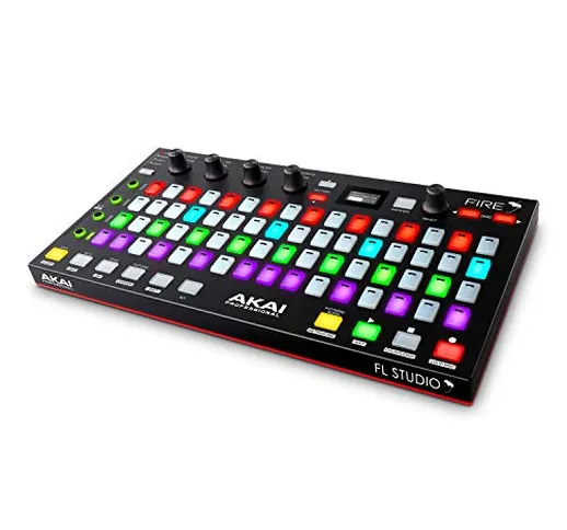 AKAI Professional Fire – Tastiera MIDI Controller per FL Studio con connettività USB plug-...