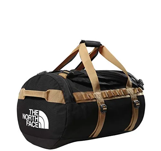 The North Face – Borsone Gilman – Borsa Duffel Base Camp con Spallacci - Black/British Kha...