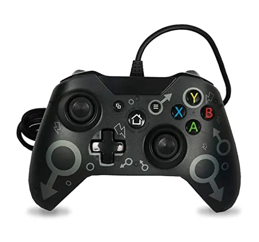 Wired Controller Xbox One Gamepad per Giochi USB Cablato Joypad Joystick di Gioco Microsof...