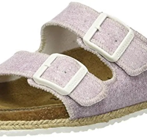 Birkenstock Papillio Arizona Birko-Flor, Ciabatte Donna, Viola (Beach Purple), 38 EU