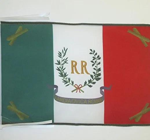 AZ FLAG Bandiera di Guerra della Repubblica Romana 45x30cm - BANDIERINA Italiana - Italia...