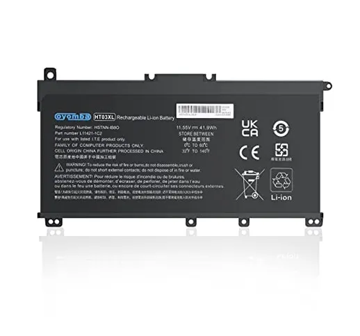 OYOMBA L11119-855 HT03XL Batteria del computer portatile per HP Pavilion 14-CE 14-CF 14-CK...