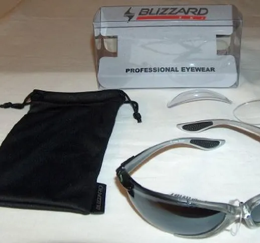 Blizzard Set di Occhiali da Sole Occhiali da Sci Lenti Intercambiabili a403g32 Silver