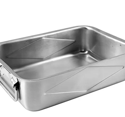 Pinti Inox PINTI Teglia Rettangolare Inox Casa 35X25 Pentole E Preparazione Cucina