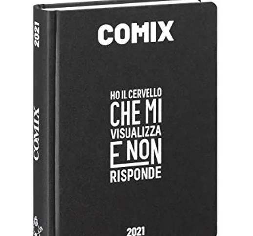 Comix - Diario 2020/2021 16 Mesi - Black&White - Mini