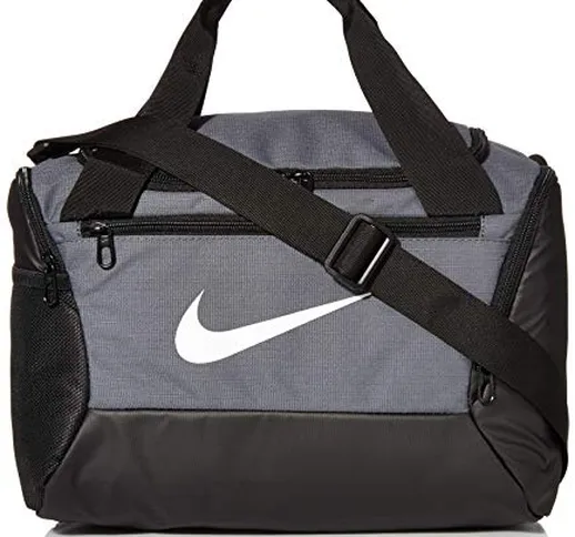 Nike Brasilia, Borsone Unisex – Adulto, Flint Grey/Black/(White), Taglia Unica