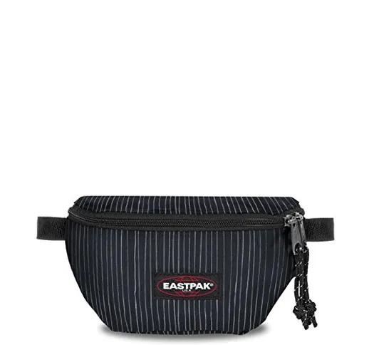 EASTPAK SPRINGER Borsa Messenger, 23 cm, 2 liters, Blu (Stripe-It Cloud)