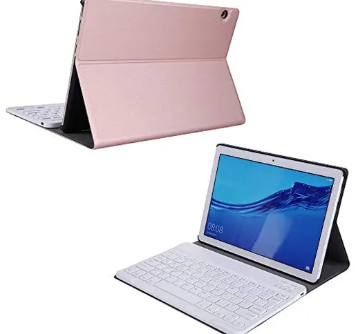 Huawei MediaPad M5 Lite 10.1 custodia tastiera, Huawei MediaPad M5 Lite 10.1 custodia in p...