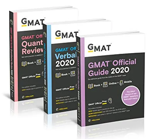GMAT Official Guide 2020 Bundle: Gmat Official Guide / Quantitative Review / Verbal Review...