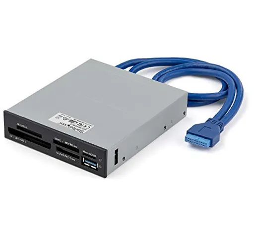 StarTech.Com Lettore Interno di Schede Memoria Flash USB 3.0 con Supporto UHS-II