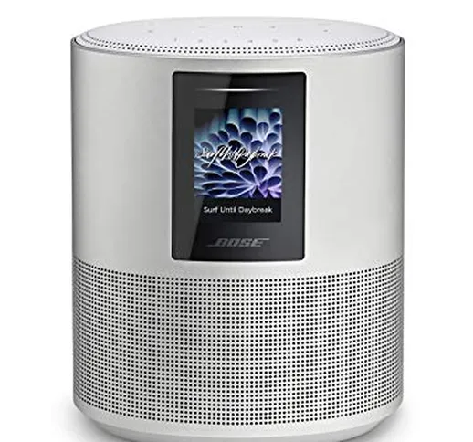 Bose Home Speaker 500, Suono Stereo con Alexa integrata, Luxe Silver