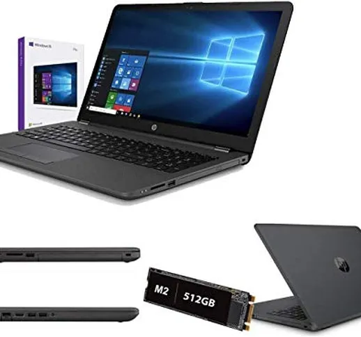 Notebook Hp 255 G7 15.6",Ssd M.2 512Gb,Ram 8Gb,Radeon R3/Hdmi,Masterizzatore,Wifi,Bluetoot...