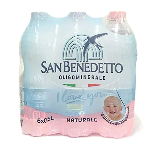 Acqua Minerale San Benedetto Benedicta Naturale 6 x 0,5 L