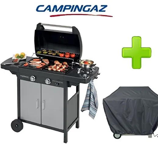 Barbecue A Gas GPL 2 Series Classic Vario EXS CAMPINGAZ + Telo di Copertura