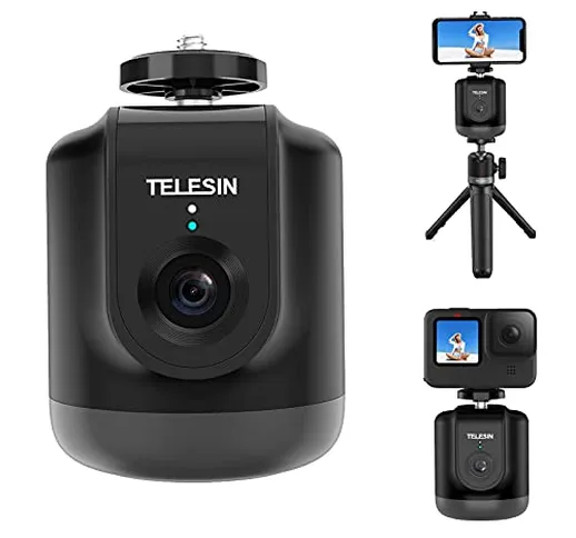 TELESIN Smart Shooting Gimbal Selfie 360 ° Rotazione Auto Face Follow Object Tracking Per...