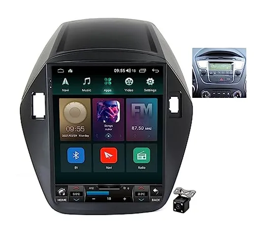 Per Hyundai IX35 2010-2015 Android 12 Autoradio GPS Navigatore 9.7 Pollici Bluetooth Contr...