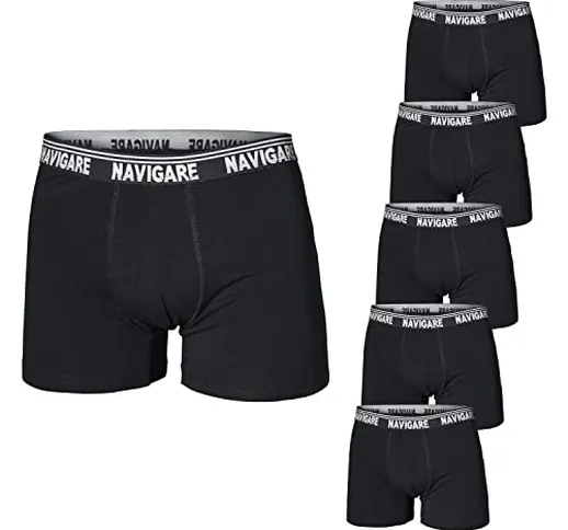 Navigare 573/E Boxer, Nero, XX-Large (Taglia produttore:7), Pacco da 6, Uomo