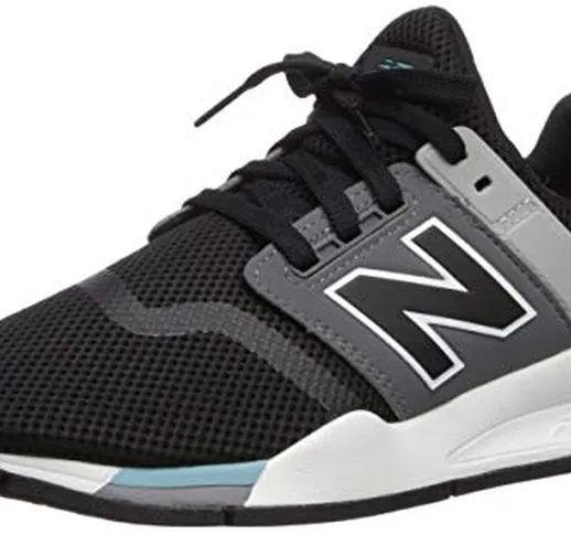 New Balance 247v2, Sneaker Donna, Nero (Black/Magnet TRD), 39.5 EU