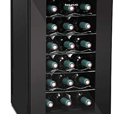Taurus PTWC-18 cantina vino Libera installazione Nero 18 bottiglia/bottiglie Cantinetta te...