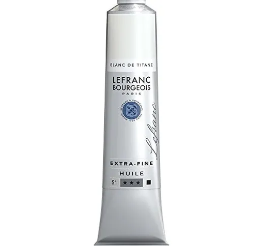 Lefranc & Bourgeois 405155 - Vernice ad Olio, Bianco (Bianco Titanio), 200 ml, 1 Pezzo